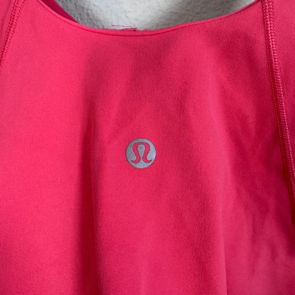 Lululemon Align Tank Top Barbiecore Pink Nulu Yoga Crop Bra Women's Size 6
